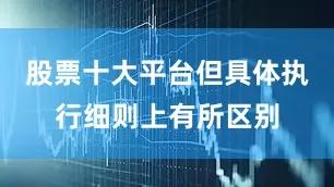 股票十大平台但具体执行细则上有所区别