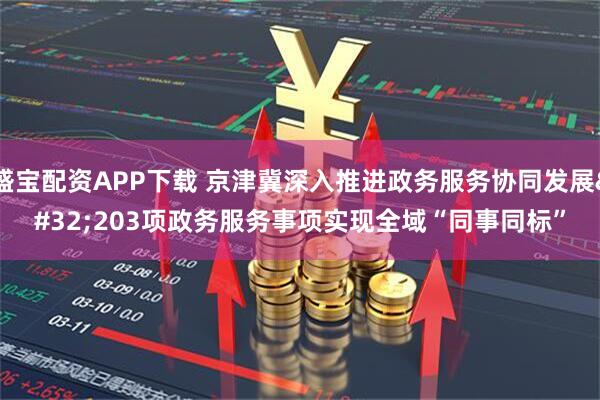 盛宝配资APP下载 京津冀深入推进政务服务协同发展 203项政务服务事项实现全域“同事同标”